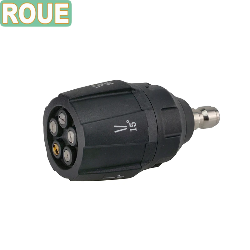 

5in1 Pressure Water Gun Nozzle 0° 15° 25° 40°65°Car Wash Accessories For Karcher K2~K7 Adaptor High Pressure Washer Car Cleaning