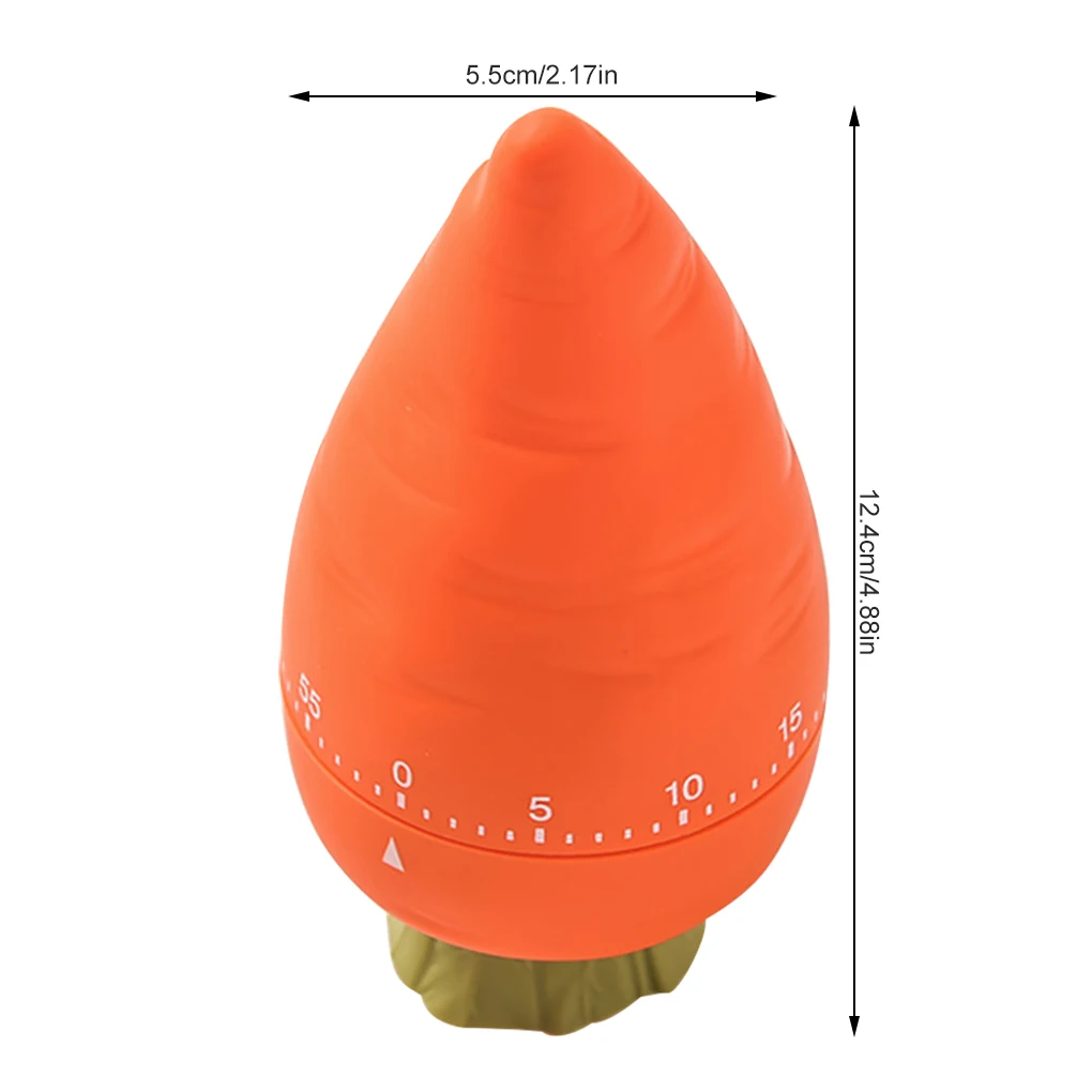 

Cartoon Fruits Timer Manual Kitchen Timer Manager Stainless Steel Egg Shaped Mechanical Rotating Alarm Reminder For Cooking