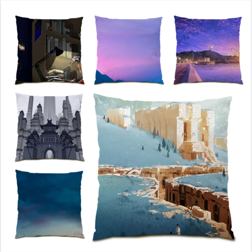 

Realism Sofas for Living Nordic Style Cusion Cover Art Pillow Covers Decorative Velvet Polyester Linen Simple E1087