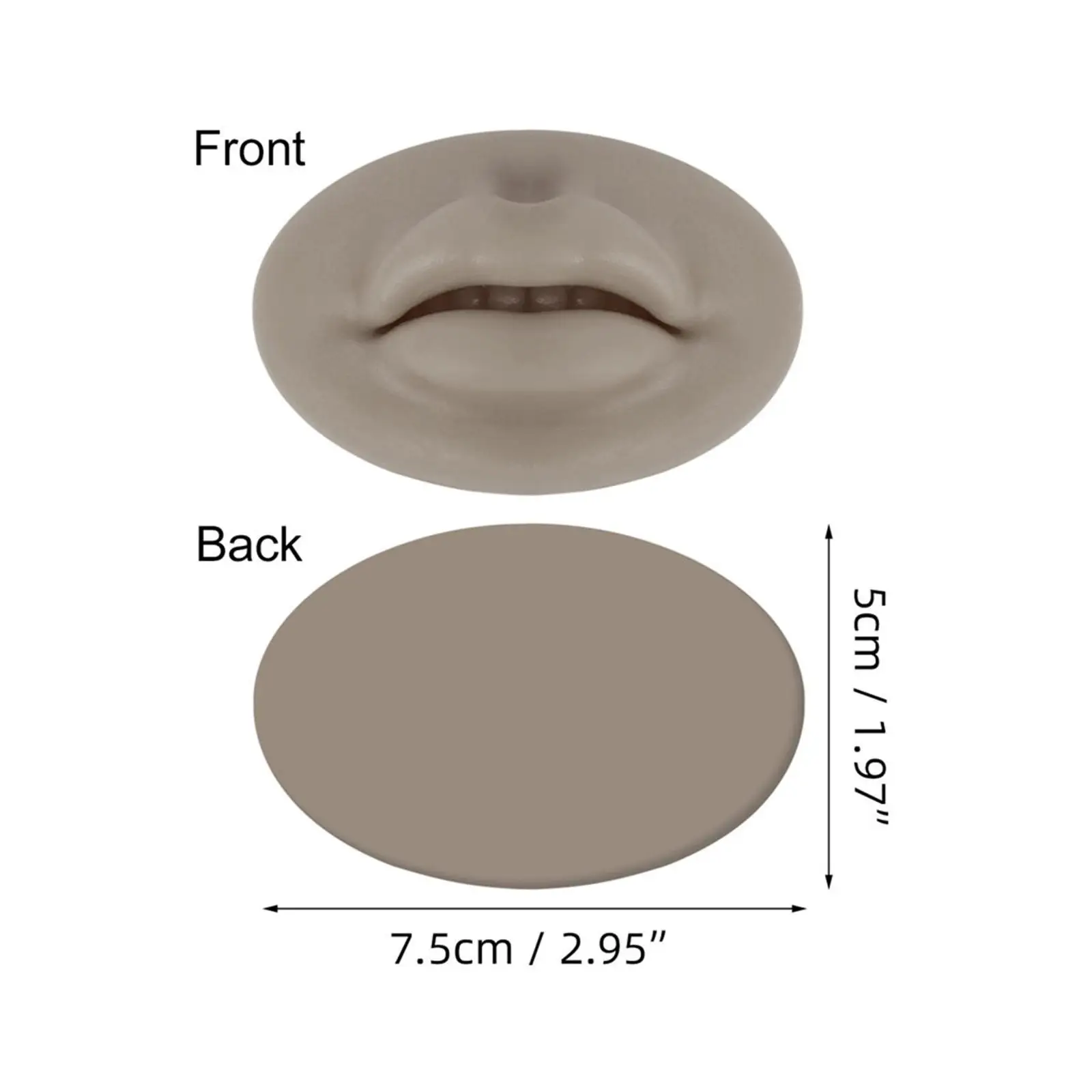 Мягкая силиконовая 3d-помада lingyoucraft для практики макияжа начинающих