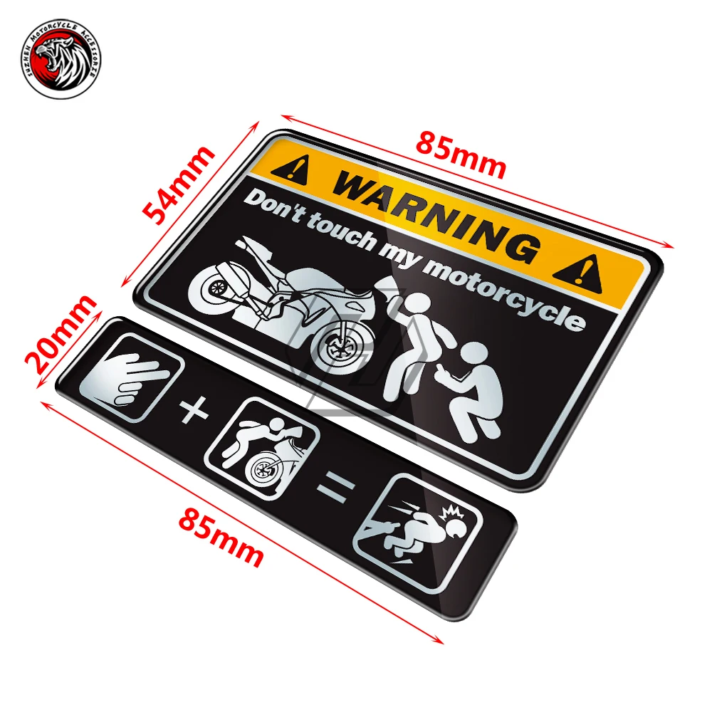 

Наклейка 3D «Не прикасайтесь к моему мотоциклу», наклейка на бак мотоцикла, предупреждающая наклейка подходит для Kawasaki, Yamaha, Honda, Suzuki, Ducati, BMW, ...