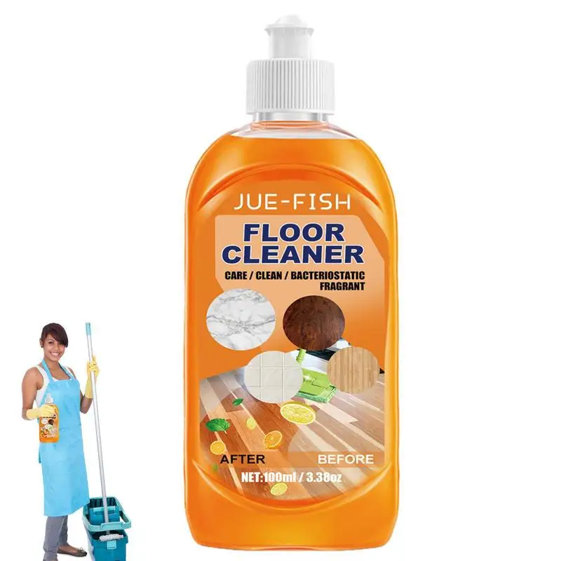 

Floor Cleaner Liquid Professional Wooden Floor Cleaner 100ml Easy To Use Tile Cleaner For Mopping And Furniture Cleaning Safe