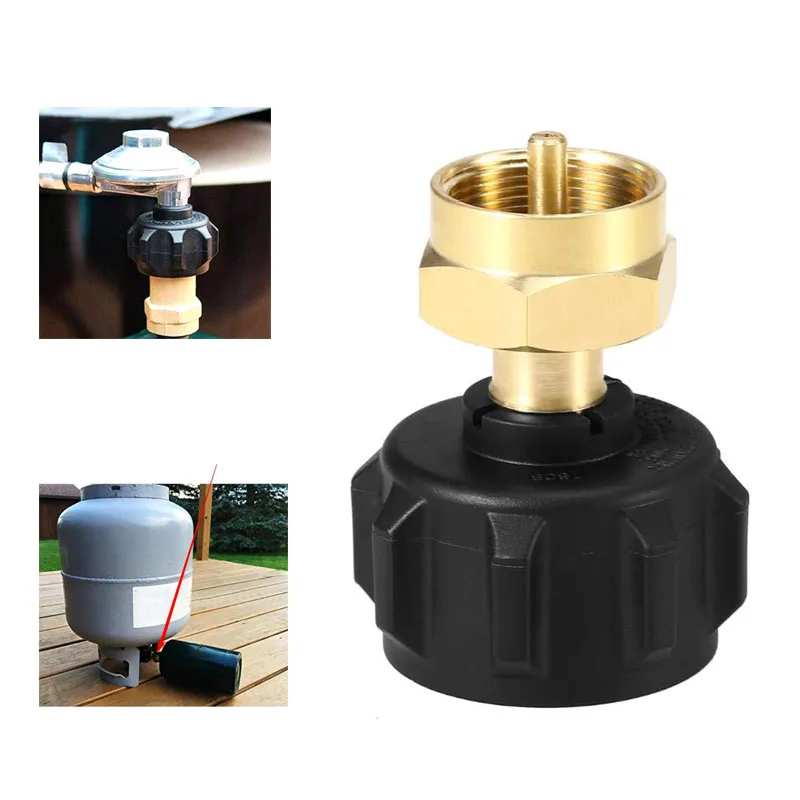 Адаптер для заправки регулятора разъема бака небольших баллонов емкостью 1 фунт