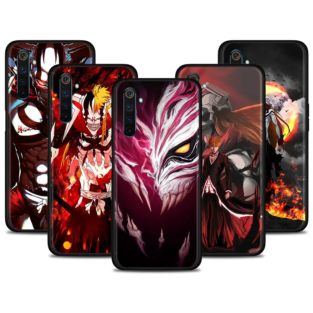 

Phone Case for Realme GT neo 2 3 9 Pro Plus 9i 8 8i 7 6 5 C21 c21y C20 C12 C11 C3 XT Silicone Cover Bleach Anime Shell Bag Caso