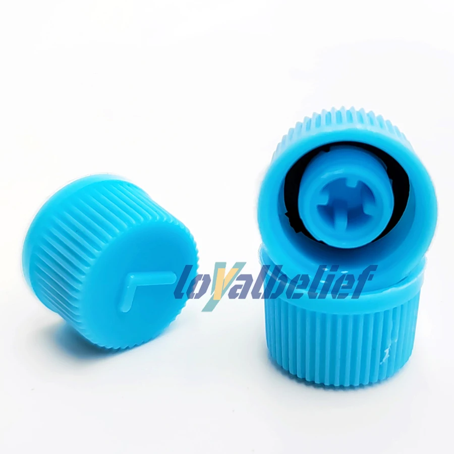 

10PCS R134a R12 Service Port Valve Dust Cap High / Low Side Air Conditioning Pipeline Replacement M9 M10