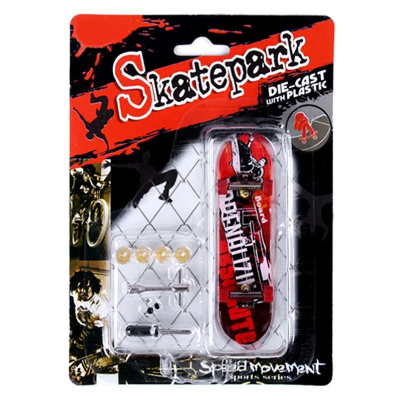 

3.74x0.98" Children Fingerboard for Play Parts Set Outdoor Games Relieve Boredom Supplies Fingers Skate Set Novelty X90C