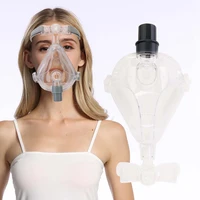 silicone adjustable full face mask mouth nose breathing mask for respirator health care tool medical mask sleep snore respirator