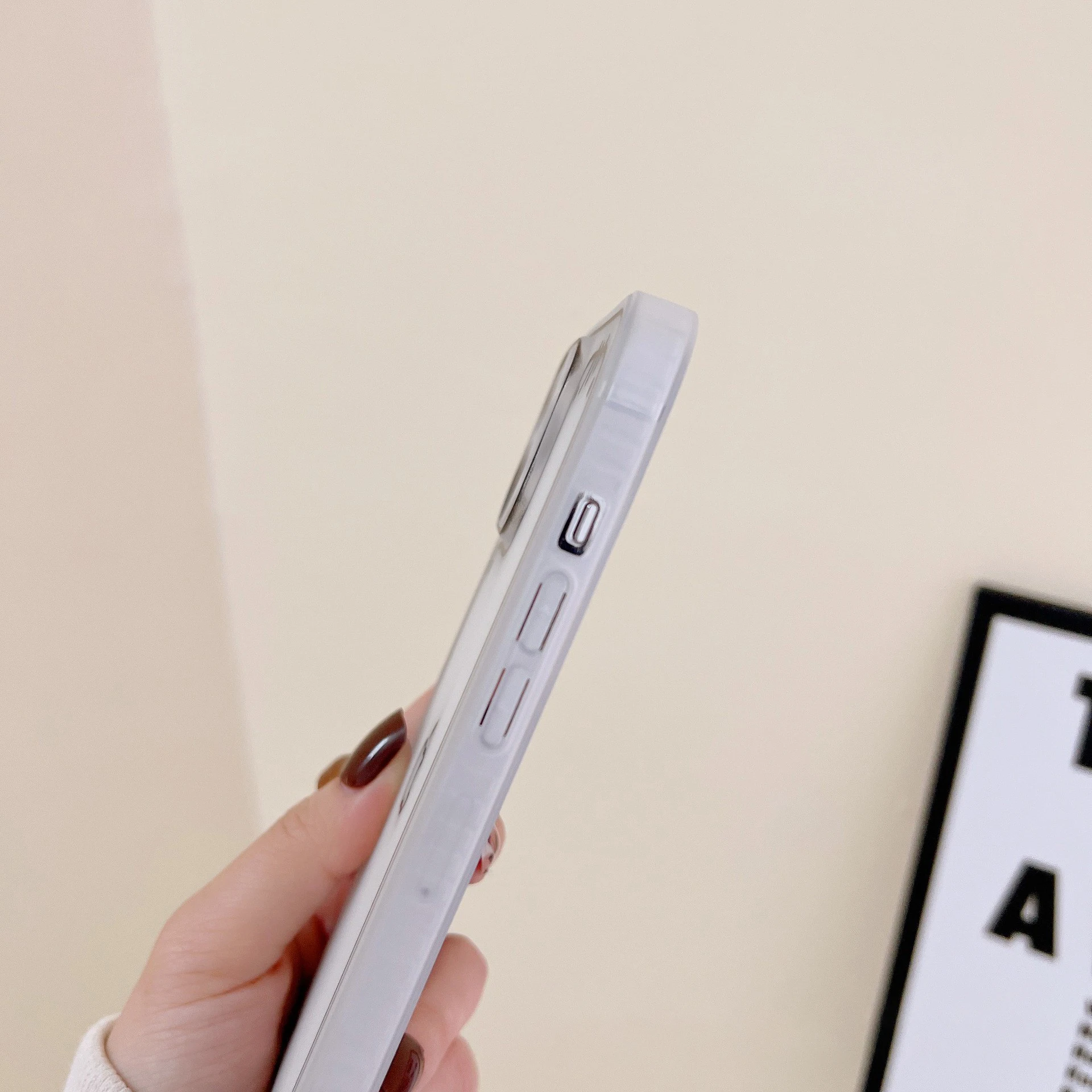 Two-dimensional Line Comic iPhone 13 Pro Max Phone Case Frosted Translucent Fro iPhone14 12 11 XS XR Silicone Protective Cover