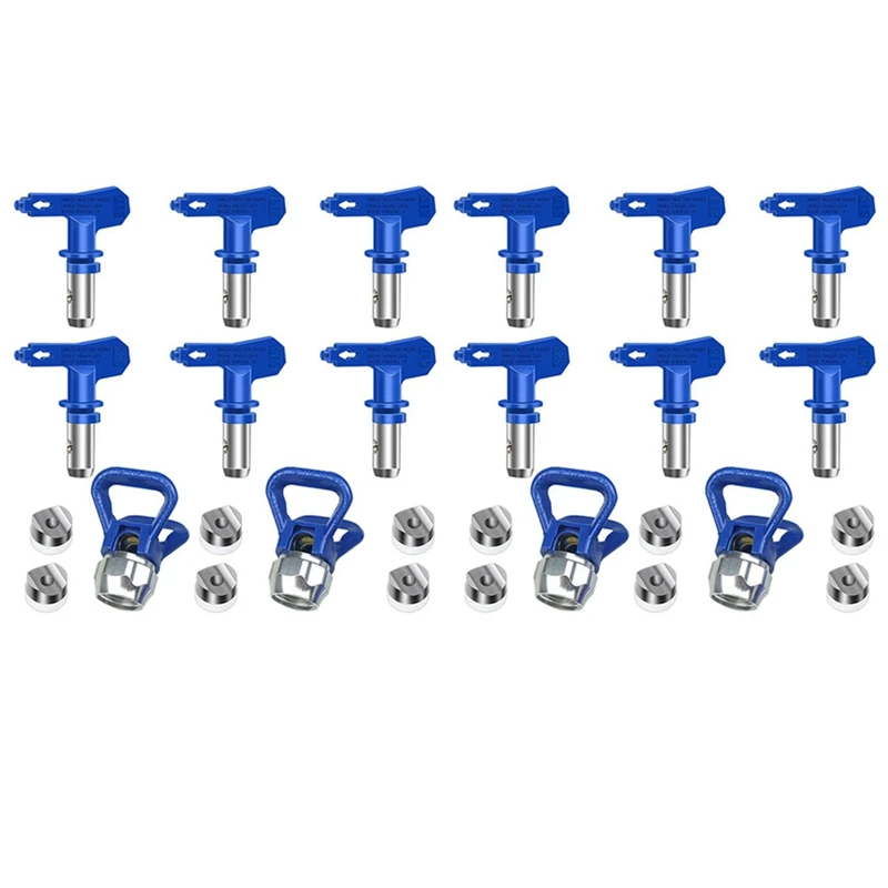 

2 Set Airless Paint Nozzles Set,Reversible Spray Tips Airless Paint Sprayer Nozzle Tips Airless Sprayer Spraying
