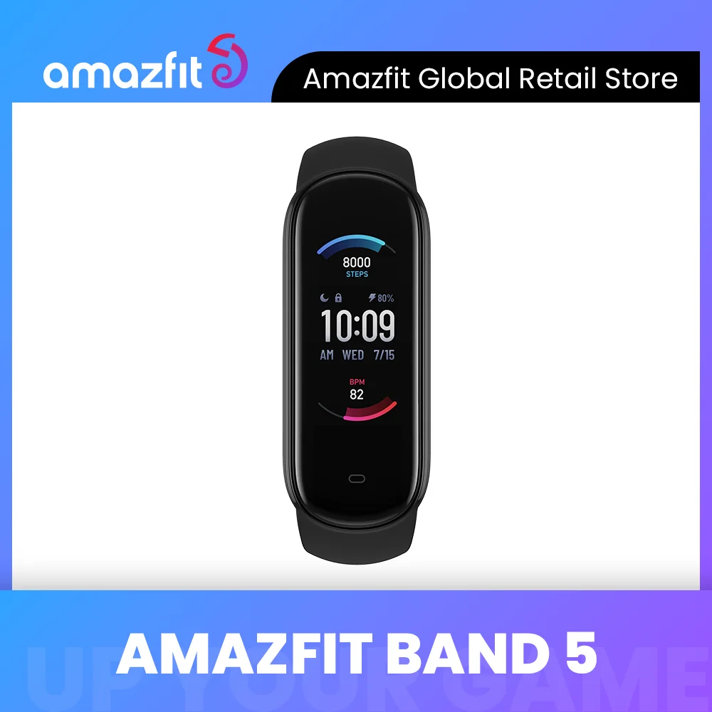 [Доставка из Испании] Φ Amazfit Band 5 многоязычный срок службы батареи 15 дней