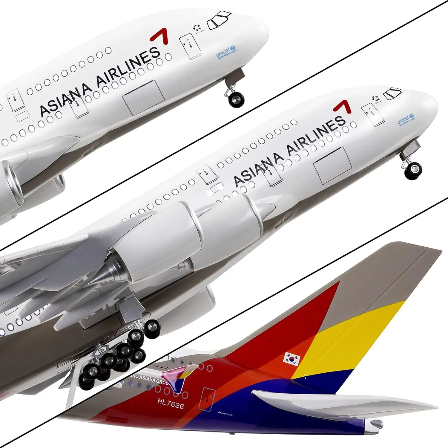 Модель самолета моделей самолетов сувениров сборных подарков авиапочтой 47 см