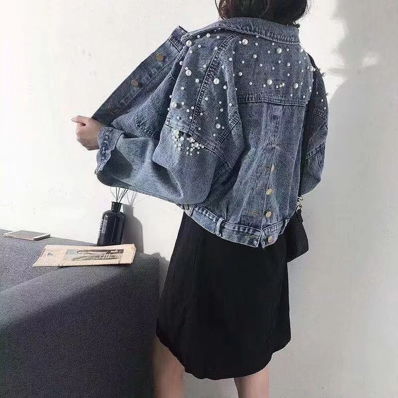 Дешевая оптовая продажа новая осенне-зимняя Модная Повседневная джинсовая