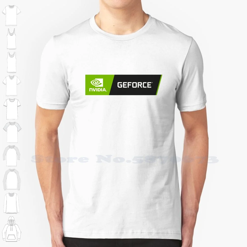 

GeForce Logo Brand Logo High-quality T Shirts 2023 Fashion T-shirt New Graphic Tee