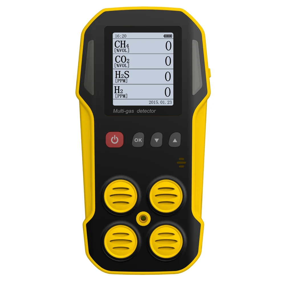 

Handheld Portable sensor multi ammonia NO2 nh3 CH4 LPG H2S CO O2 N2 voc's de 3 gas leak detector for chicken farms