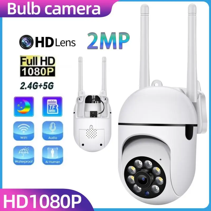 

IP-камера PTZ, 1080P, 2 МП, HD, 2,4 ГГц