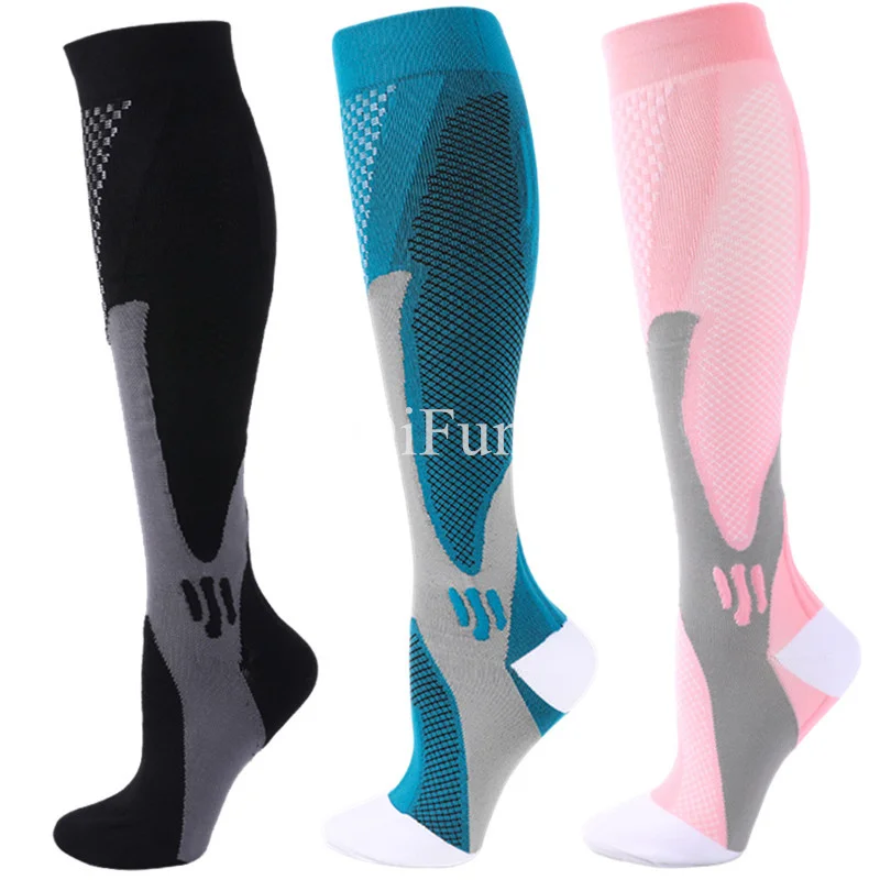 

Compression Socks Running Sports Socks Pain Relief Stockings Anti Fatigue Men Women Varicose Veins Compression Cycling Socks