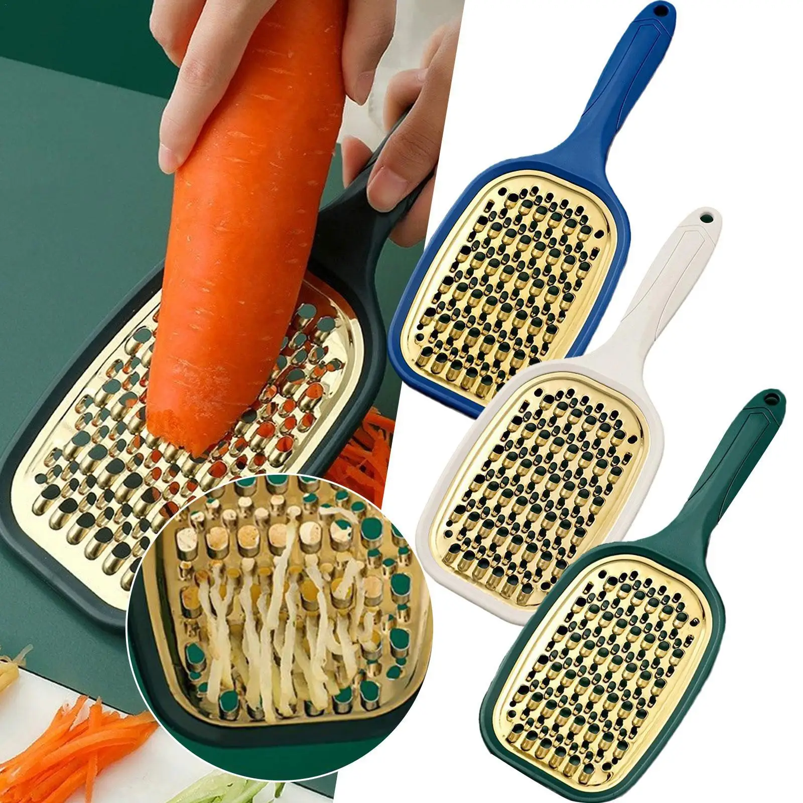 

Multifunctional Vegetable Grater Steel Potato Zester Cutter Fruit Tool Cheese Curls Planer Kitchen Tool Accessories