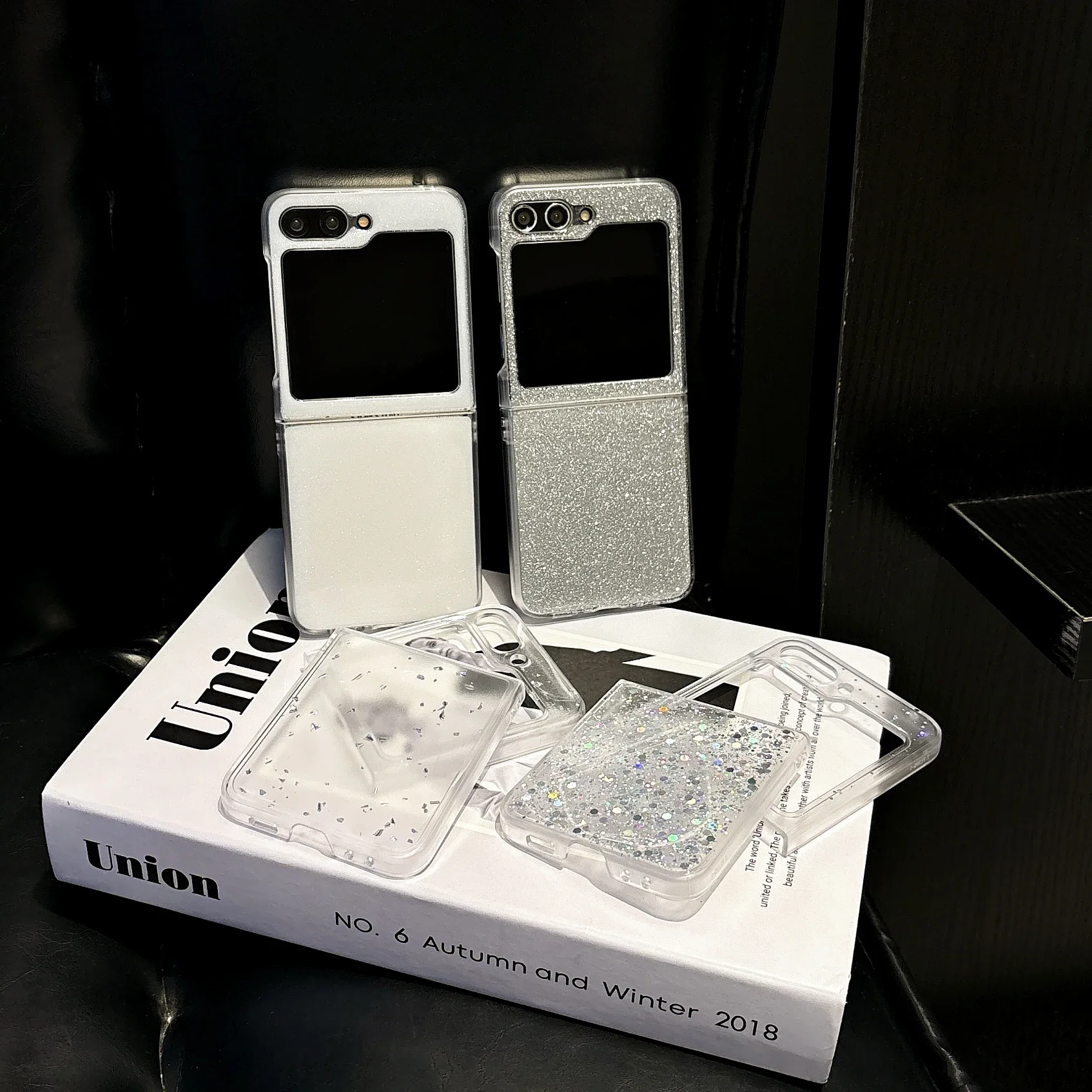 Чехол для Motorola Razr 50 Ultra razr50Ultra роскошный блестящий прозрачный складной