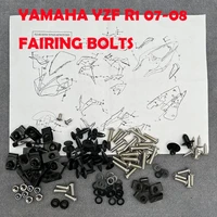 fit for yamaha yzf r1 07 08 yzf r1 2007 2008 motorcycle fairing bolts kit clips bodywork screw nuts screws fasteners