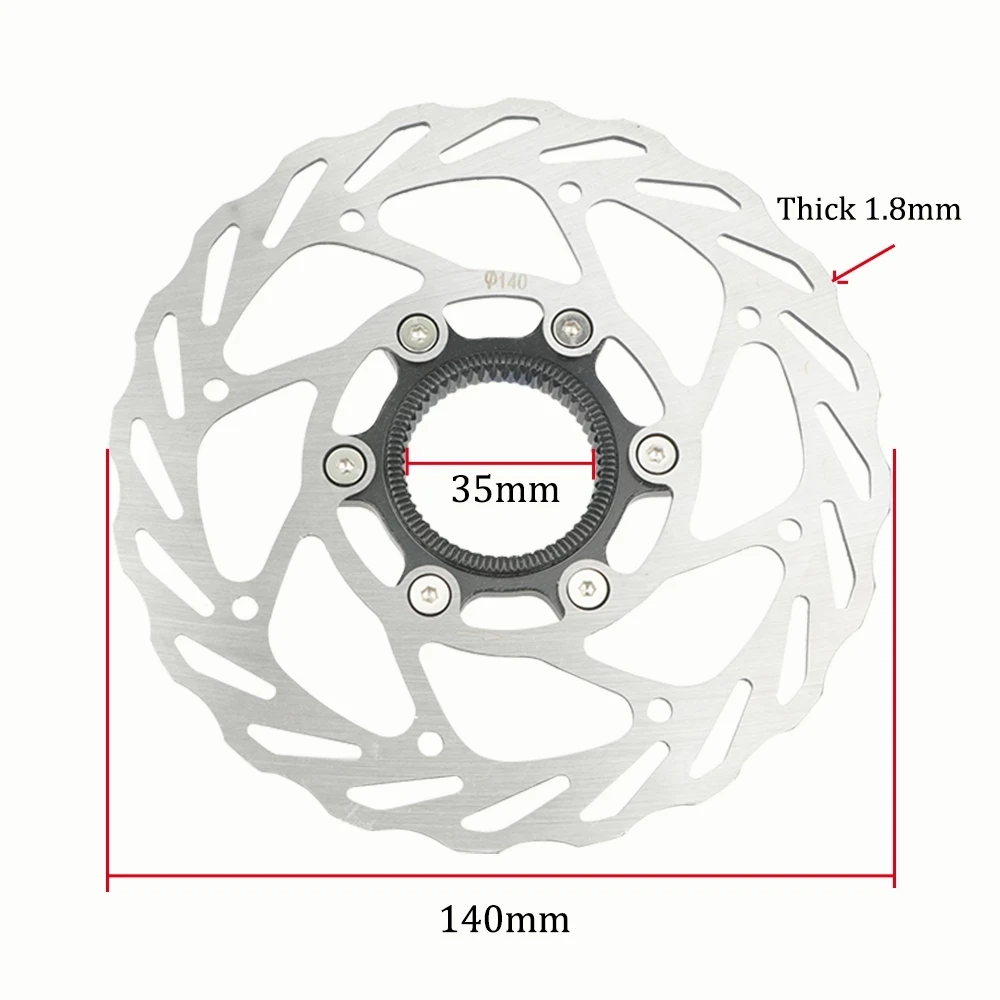 

MTB road bike brake disc cooling pad hollow center disc 140/160/180mm cooling cooling hollow disc center lock rotor