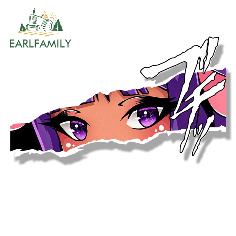 EARLFAMILY Furry Yukari Waifu автомобильная наклейка JDM Chibi большая голова горячий мультяшный