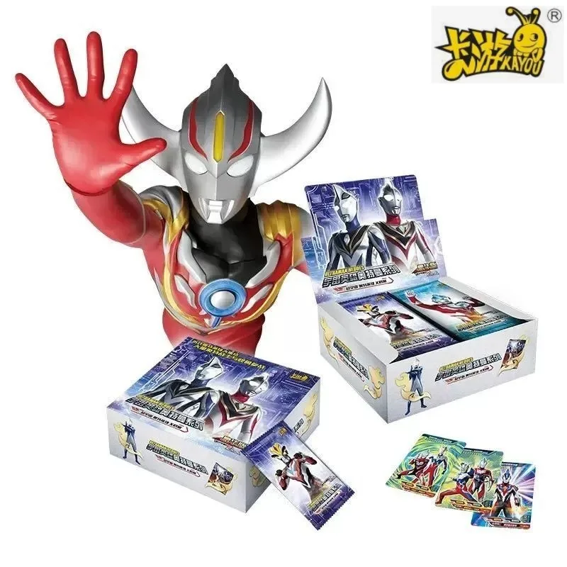 

KAYOU Original Movie Ultraman Collection Cards Deluxe 8 Anime Character Ultraman Flash Cards Game Toy Birthday Gift for Children