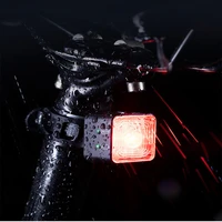 new before and after bicycle smart brake tail light kit usb charging water proof auxiliary lighting at night cycling accessories