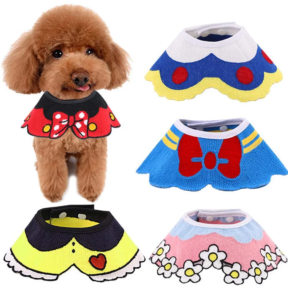 

Pet Dogs Cat Bibs Bowtie Saliva Towel Adjustable Hand-Woven Festival Decorations Clothes Princess Wind Scarf Cloak Pet Supplies