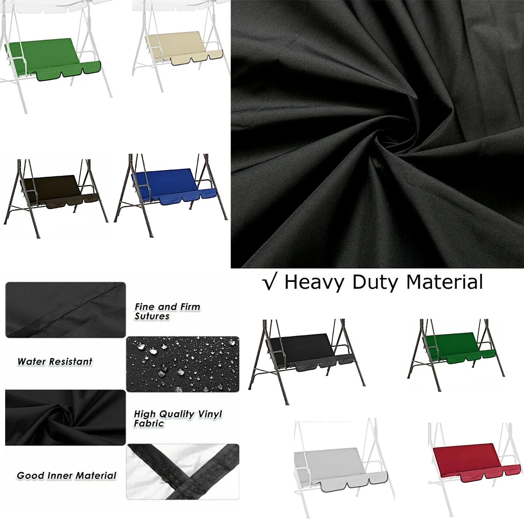 

Swing Chair Cover Outdoor Garden Swing Chair Waterproof Dustproof Protector Seat Cover Coffee
