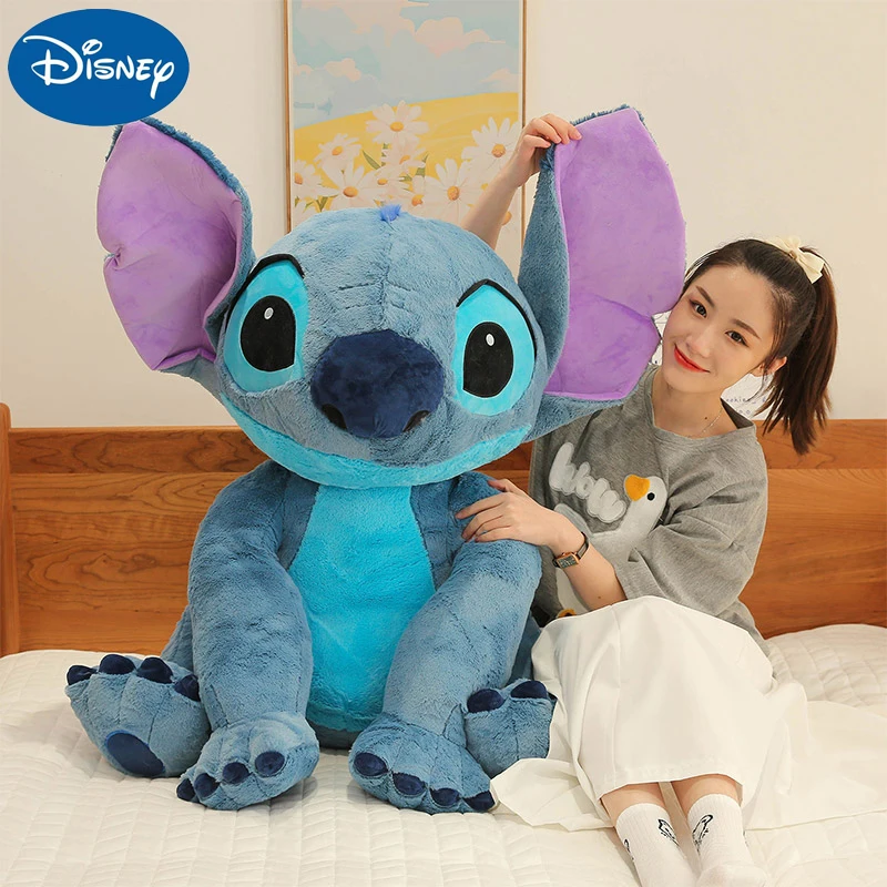 

Disney Giant Size Lilo&stitch Plush Stuffed Doll Cartoon Kawaii Animal Couple Sleeping Pillow Softmaterial Toy For Kids Gift