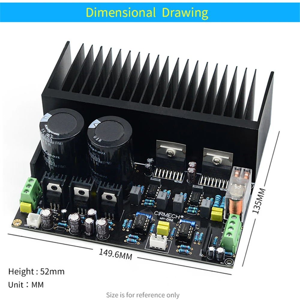 TDA7293 DC сервопривод цифровой мощности LM3886 Плата усилителя 100 Вт TDA 7293 OP07 NE5534 модуль