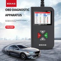 car diagnostic tool engine error check code reader ya206 free update obd2 scanner full obdii multi language automotive scanner