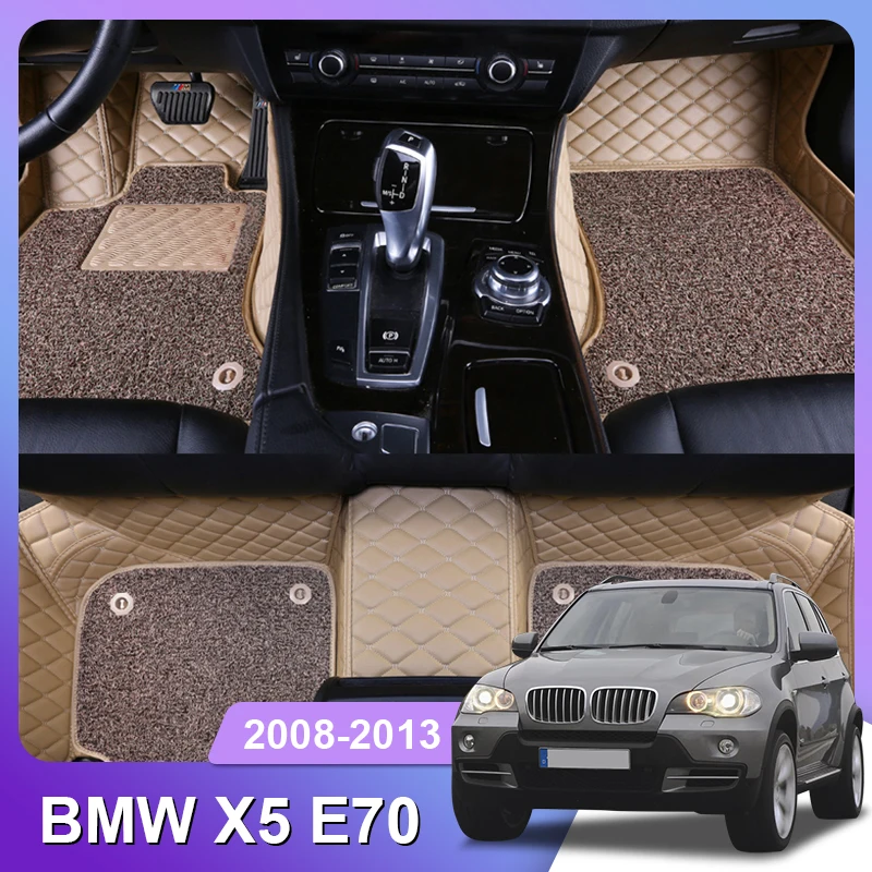 

Коврик напольный автомобильный под заказ для BMW X5 E70 2008, аксессуары интерьерный экологически чистый толстый ковер под заказ для левого и правого привода