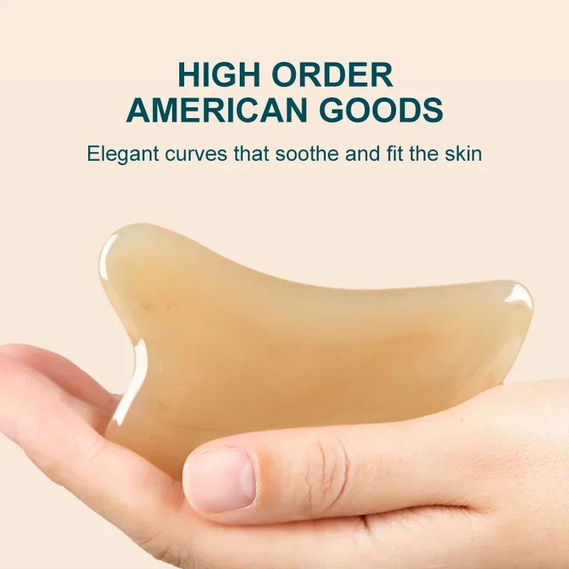 Массажер для лица скребковая доска Гуа Ша смоляный массажный ролик шеи глаз