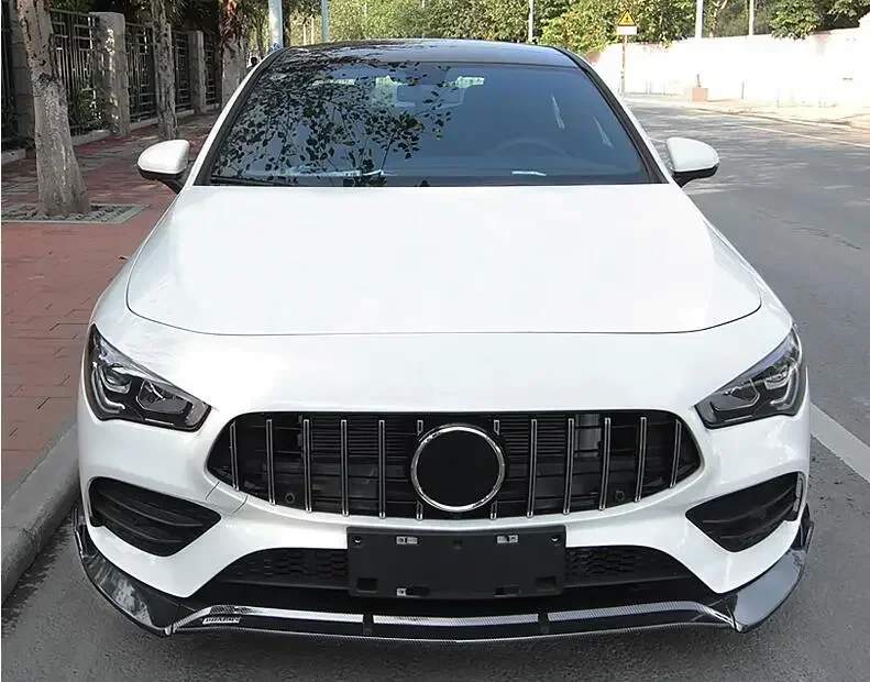 АБС-карбон передний бампер СПОЙЛЕР СПЛИТТЕРЫ для ГУБ НОЖДЕНИЯ Mercedes Benz W118 C118 AMG CLA35