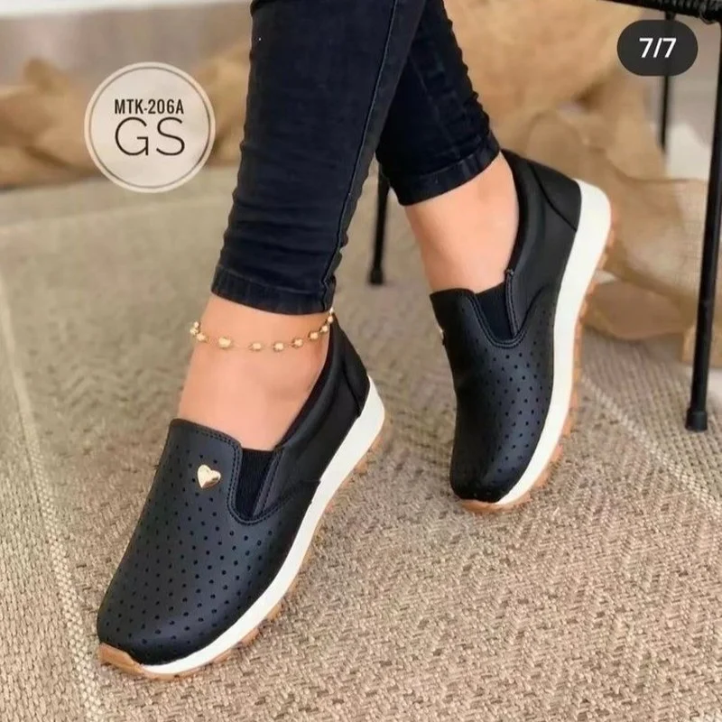 

Женские кроссовки из дышащего сетчатого материала, на плоской подошве