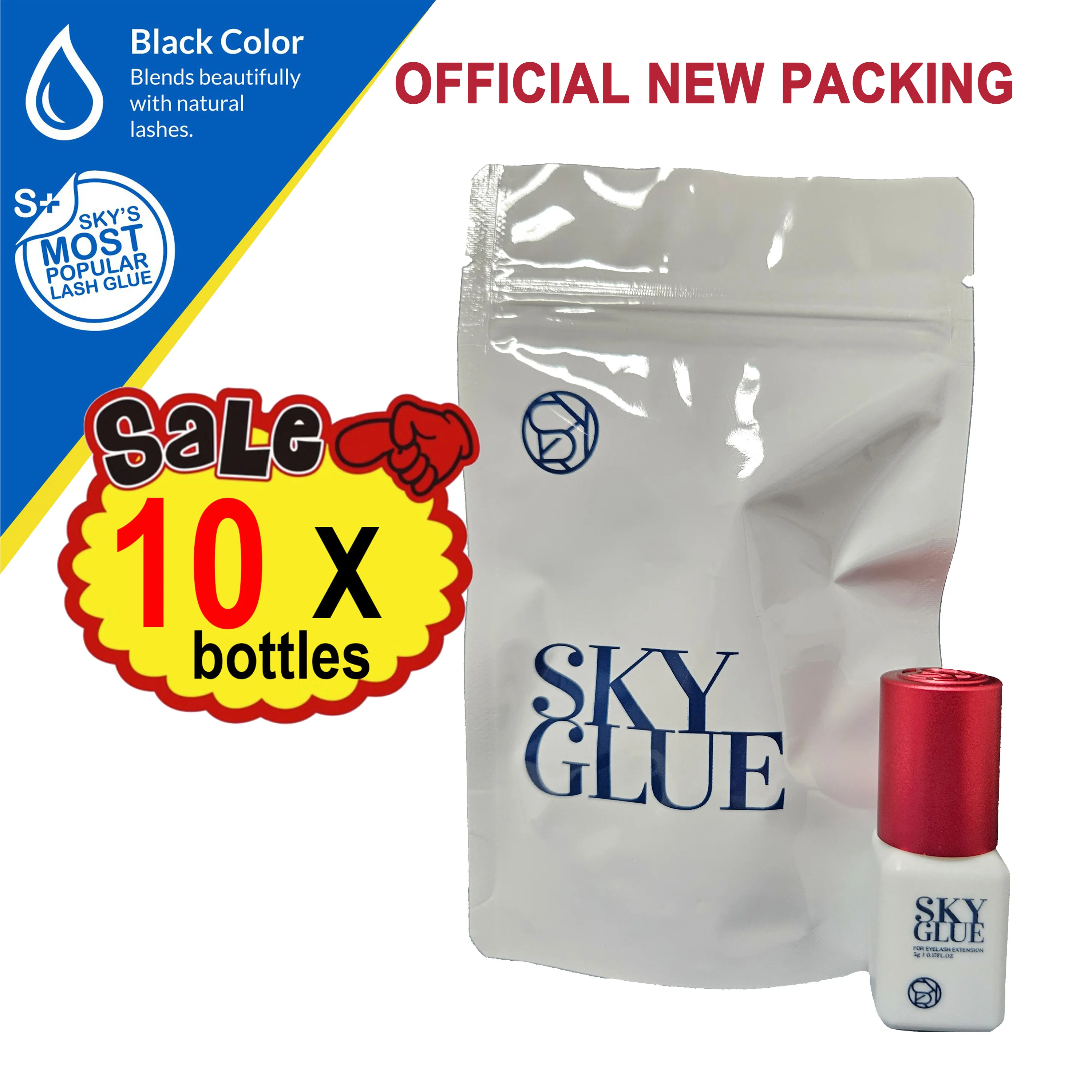 

Клей для наращивания ресниц, 2/5/10 бутылок