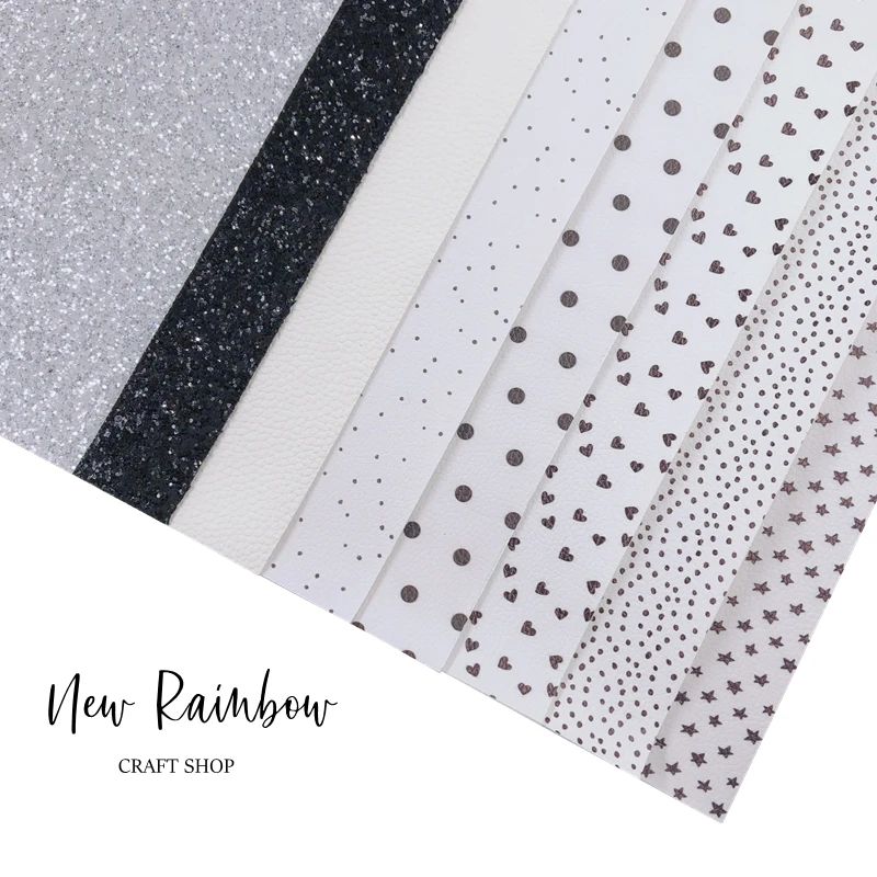 Новинка Радуга 30x2 2 см/A4 Французская романтическая черно-белая искусственная