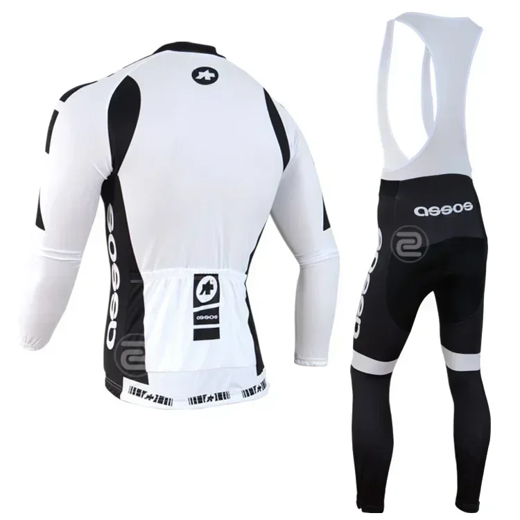 Осенний велосипедный трикотаж с длинными рукавами брюки-комбинезон