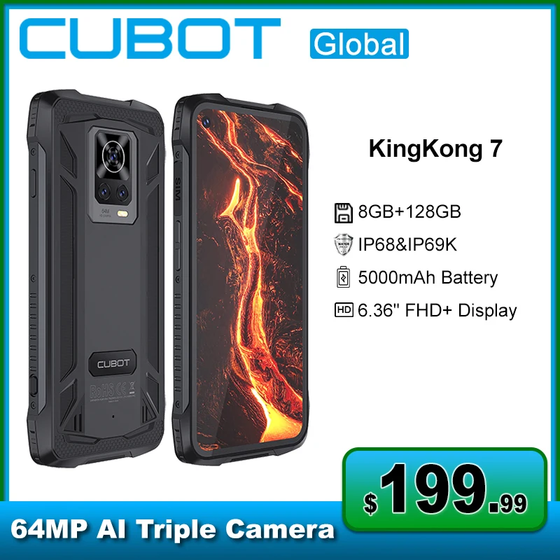 Cubot KingKong 7 Rugged Phone 6.36