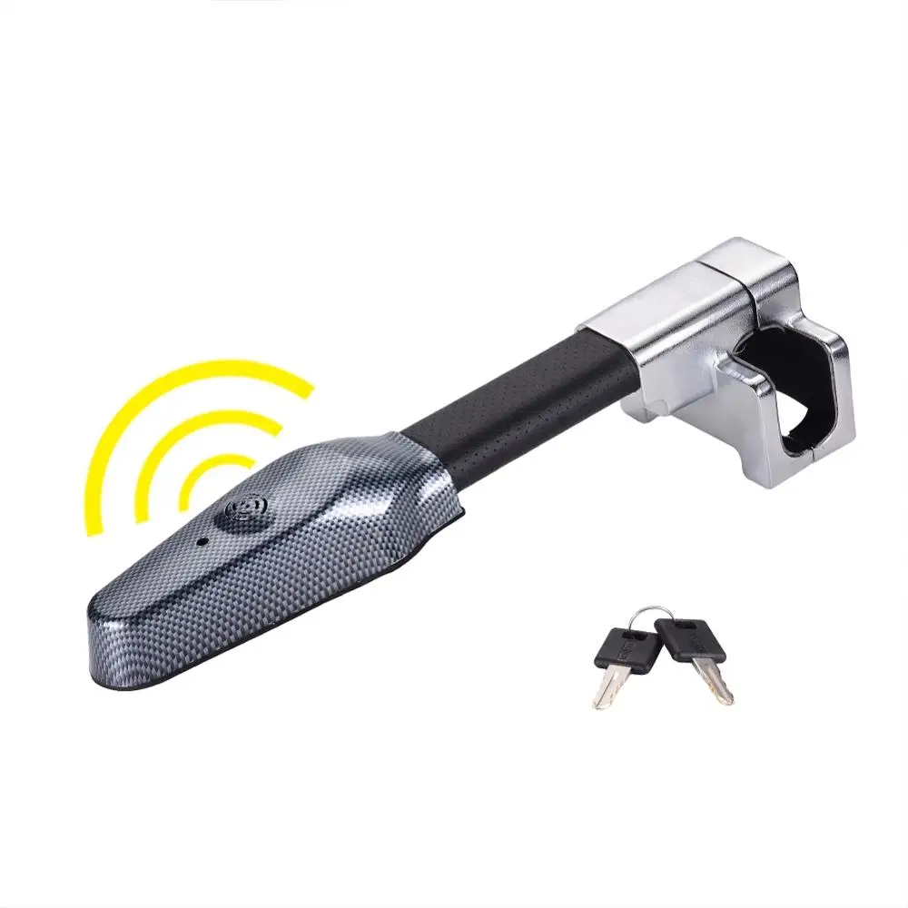 

Auto Lenkrad Schloss Universal Sicherheit Auto Anti Theft Sicherheit Alarm Lock Versenkbare Anti T-Schlösser