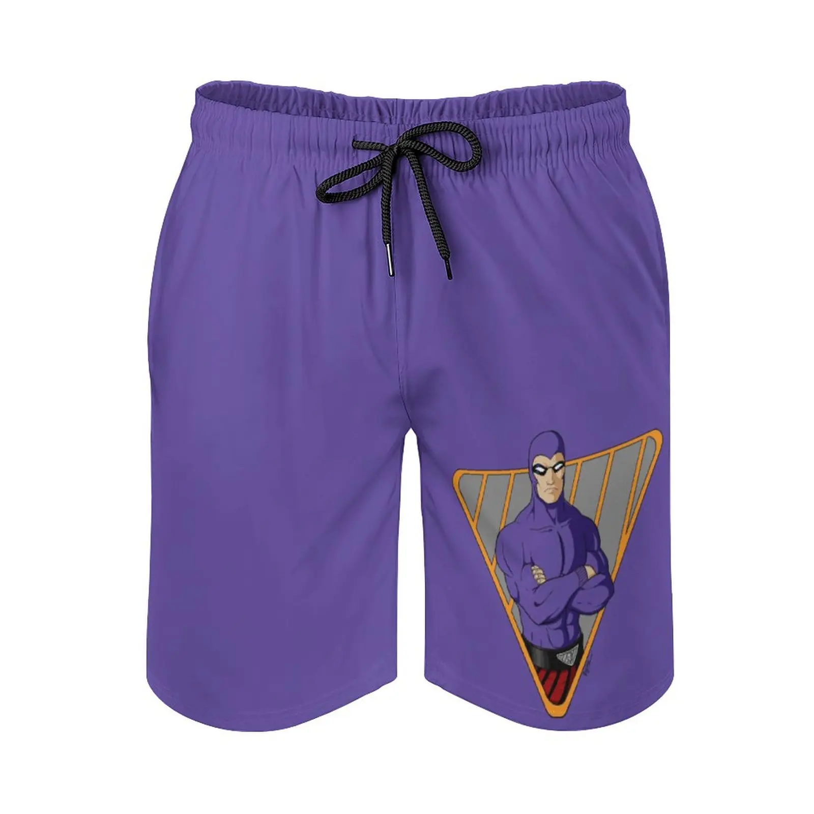 

The Phantom Men's Sport Running Beach Shorts Trunk Pants With Mesh Lining Trunks Shorts Phantom Comics Superhero Beach Shorts