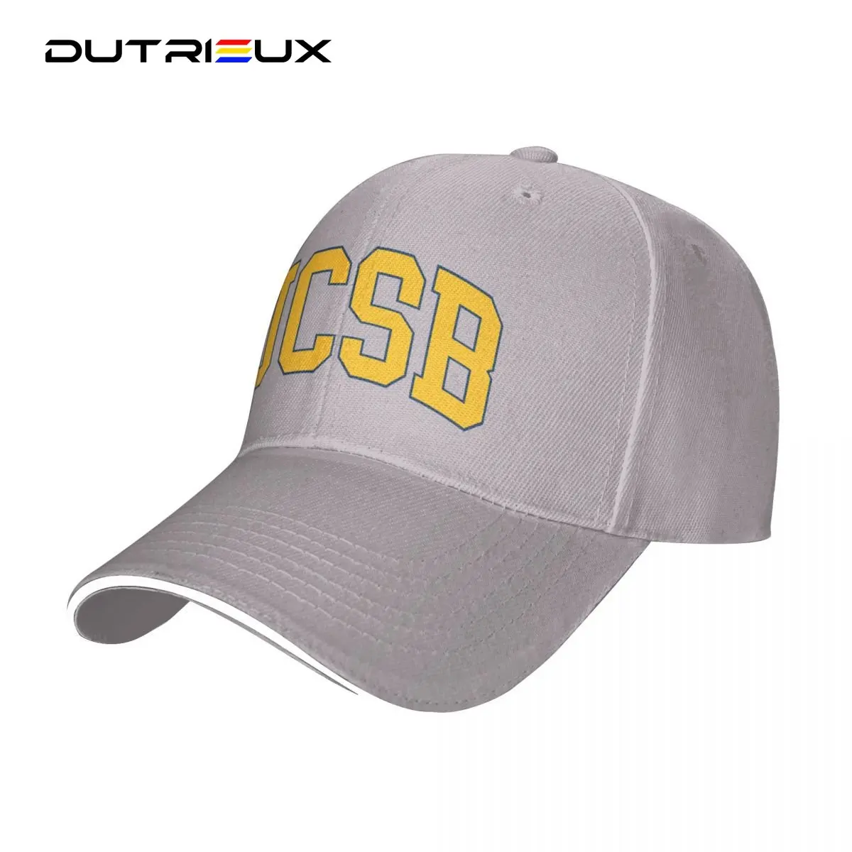 

Baseball Hat For Men Women Ucsb Santa Barbara Font Curved Cap Baseball Caps Mens Tennis Women's