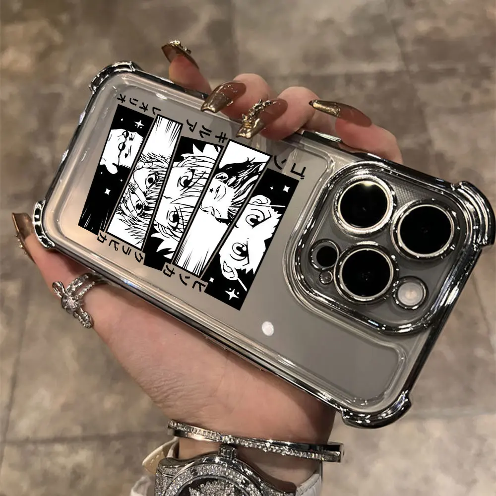 Новый чехол для телефона с логотипом Hunter x Hunters iPhone 16e 15 14 13 12 11 Pro Max X XR XSMax 7 8 6 Plus