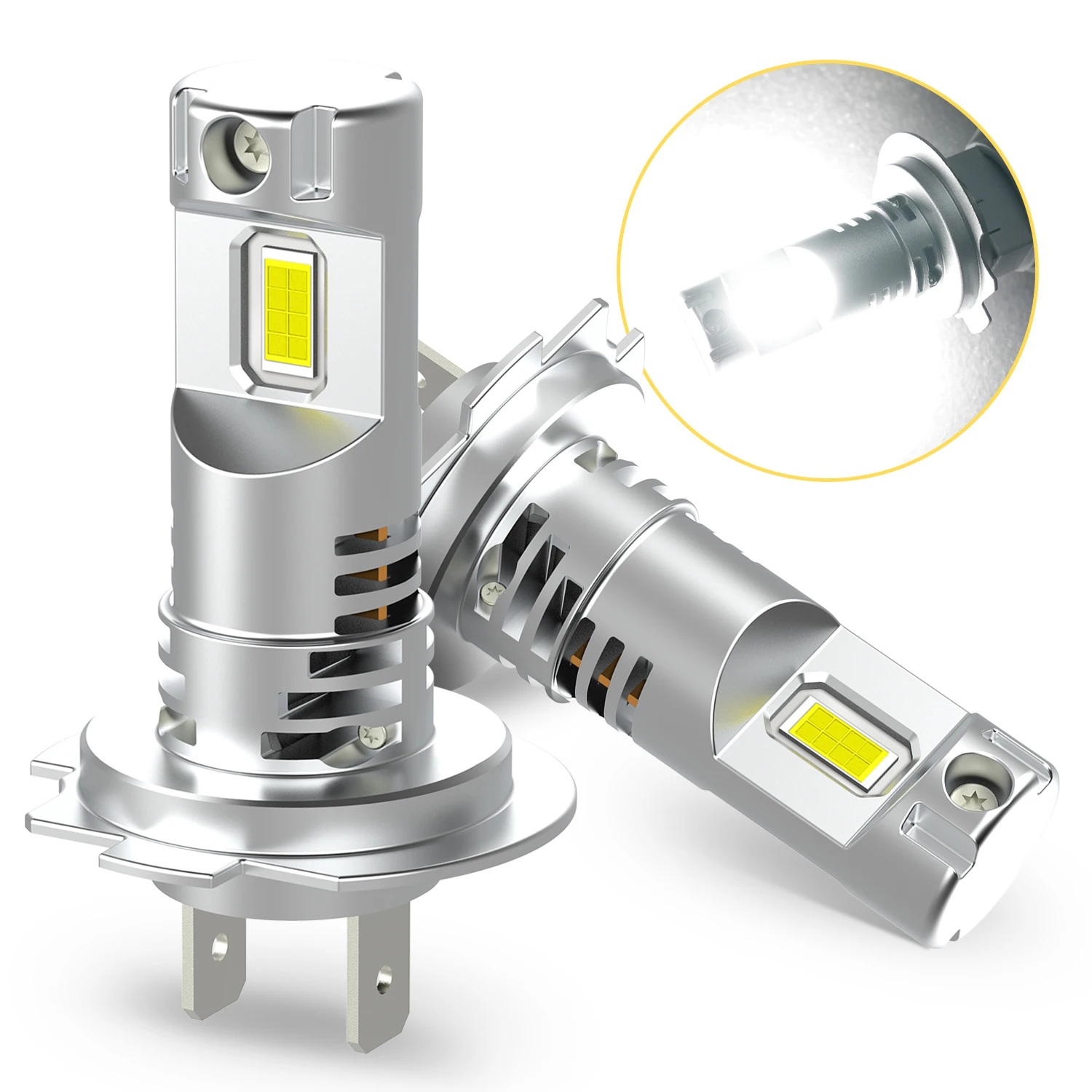 2 шт. автомобильные лампы 6500 лм H7 55 Вт к для Ford Smax Kuga Focus mk2 mk3 Fiesta C Max Mondeo mk4 Edge