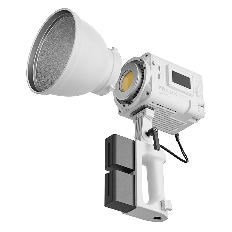 Фото Ручной уличный светодиодный светильник YONGNUO YNLUX200 200 Вт 2700K-6500K с креплением Bowens для фотостудии Vlog, креативная лампа для фотосъемки №4