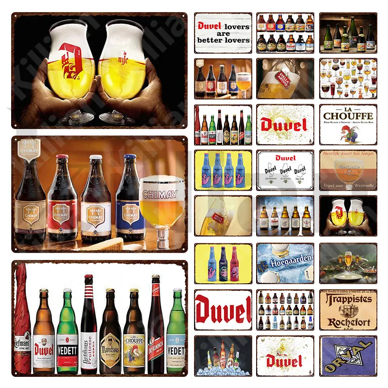 

Duuel Beer Metal Poster Duuel Lovers Are Better Lovers Metal Sign Alcohol Drinks Sign Plate Wall Art Stickers for Bar Pub Decor