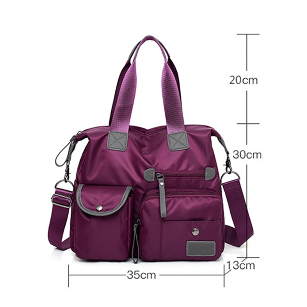 Solid-Color Hand Shoulder Bag Large Capacity Shopping Bag Valentine's Day Gift