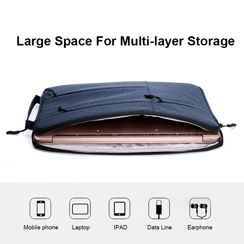 Чехол для ноутбука 13 14 15 6 дюймов водонепроницаемый чехол MacBook Air Pro Retina Xiaomi HP Dell Acer -