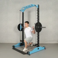 smith machine sliding track hard pull rowing barbell squat rack bench push frame pull up comprehensive trainer